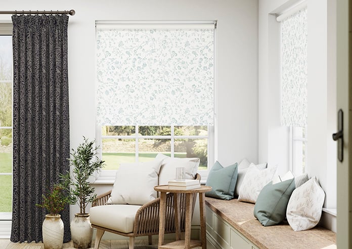 Laura Ashley Aria, Eucalyptus - Twist&Fit Roller Blind - Image 3